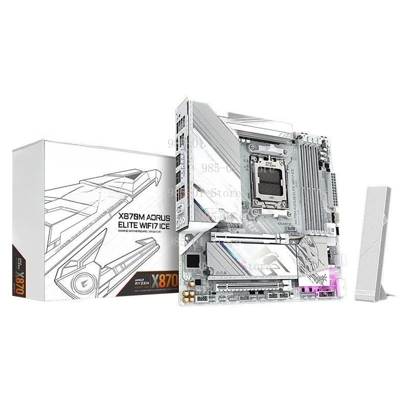 لوحة أم بيضاء ATX X870M، تدعم  - مراجعة X870E Atx Motherboard وسعره